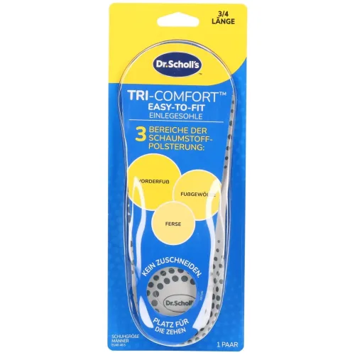 Scholl, Scholl - Dr s Tri-Comfort Einlegesohlen M, 1 Paar