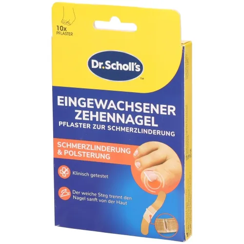 Scholl, Scholl - Dr s Zehennagel Pflaster, 10 Stück