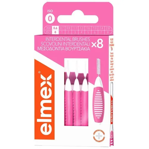 Elmex, Elmex Interdentalbürsten pink, 0.4mm (8 Stk)