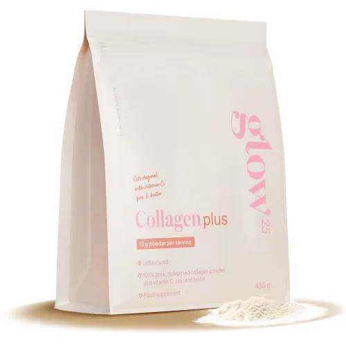 Glow25, Glow25 Collagen Plus mit Vitamin C, Zink und Biotin (450g)
