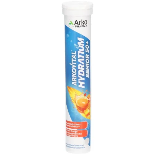 ARKOVITAL, Arkovital Hydratium Senior 50+ Brausetabl Orange 24 Stk