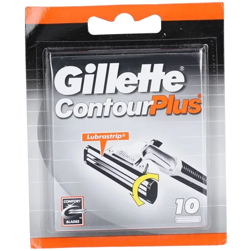 Gillette Contour, GILLETTE CONTOUR Plus Ersatzklingen 10 Stk