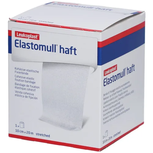 Elastomull haft, Elastomull haft Gazebinde weiss 20mx10cm Rolle (1 Stk)