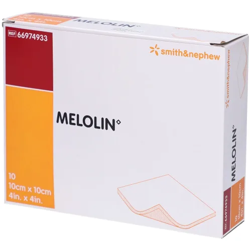 SMITH & NEPHEW, MELOLIN Wundkompressen, 10x10cm, steril (10 Stk)