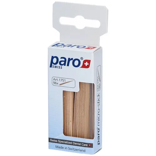 Paro, Paro Micro-Sticks Zahnholz, super fein, 96 Stück