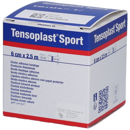 BSN, BSN Tensoplast&reg; Sport 6  x 2.5 m weiss