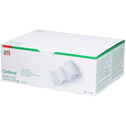Cellona, Cellona Synthetikwatte Rolle, 6cmx3m, weiss (6 Stk)