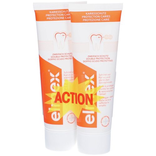 Elmex, Elmex Kariesschutz Zahnpasta Duo (2 x 75 ml)