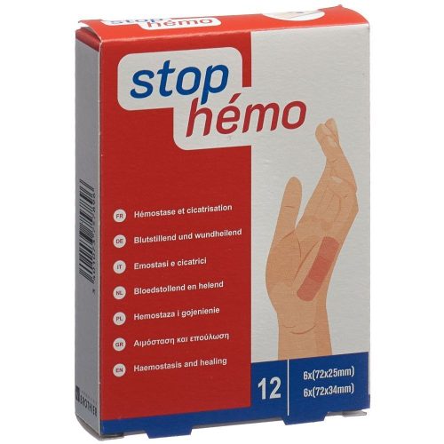 Stop Hémo, STOP HEMO Pflaster 12 Stk