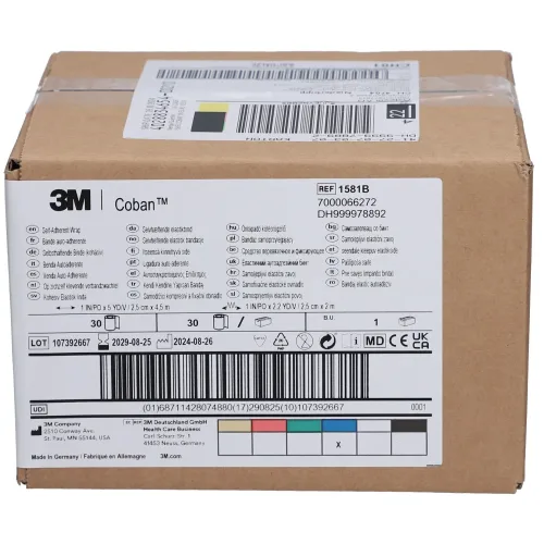3M, 3M Coban Elastische Binde selbsthaftend 2.6cmx4.57m blau (30 Stk)