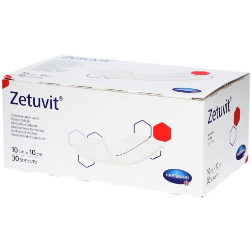 Zetuvit, ZETUVIT Absorptionsverband 10x10cm 30 Stk
