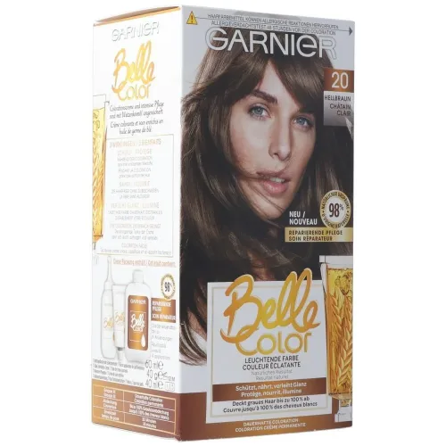 Belle Color, Belle Color Haarfärbung 20 Hellbraun