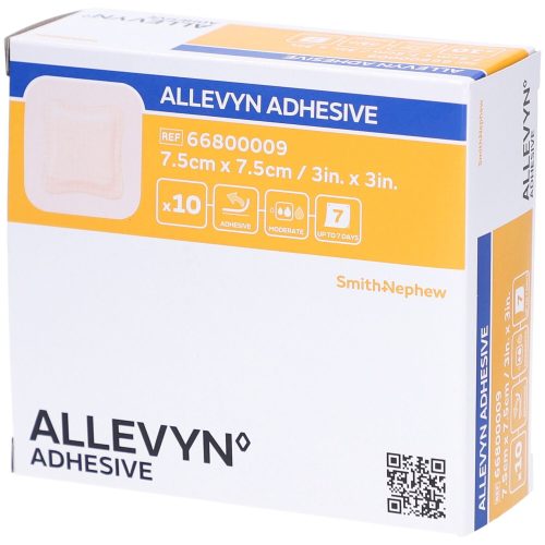 SMITH & NEPHEW, ALLEVYN Adhesive Wundverband, 7.5x7.5cm (10 Stk)