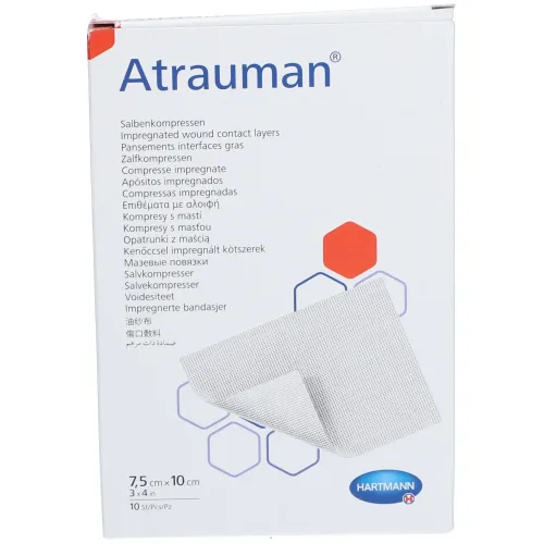 Atrauman, Atrauman Salbenkompressen 7.5x10cm steril (10 Stk)