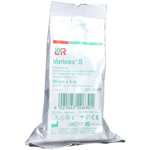 Varicex, Varicex S Zinkleimbinde 10cmx5m (1 Stk)