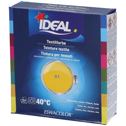 IDEAL, IDEAL MAXI Baumwolle Color No01 gelb (1 Stk)