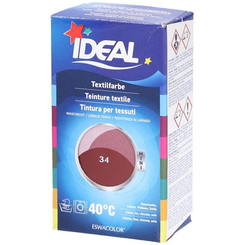IDEAL, IDEAL MINI Baumwolle Color No34 bordeaux (1 Stk)
