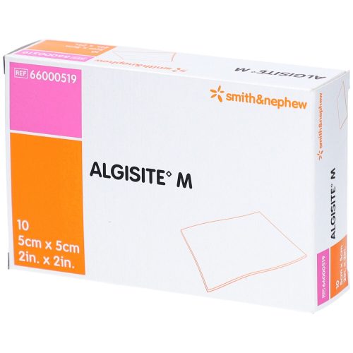 SMITH & NEPHEW, ALGISITE M Alginat Kompressen, 5x5cm (10 Stk)