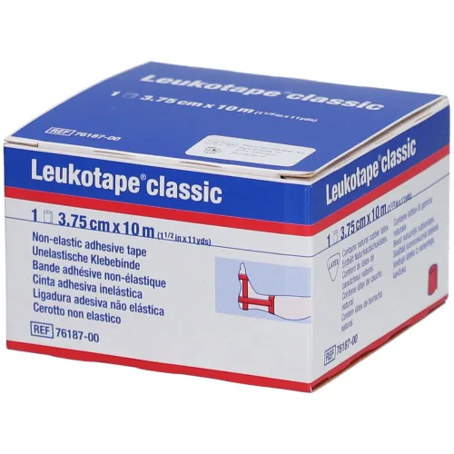 Leukotape, Leukotape classic Pflasterband rot (10m x 3.75cm)