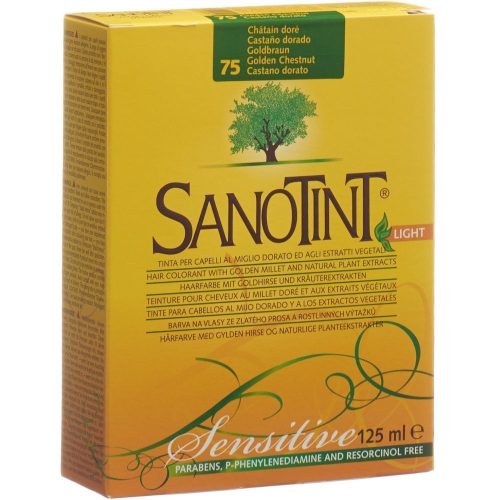 Sanotint, Sanotint Sensitive Haarfarbe 75 goldbraun (125ml)