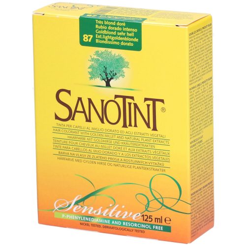 Sanotint, Sanotint Sensitive Haarfarbe 87 goldblond, sehr hell (125ml)