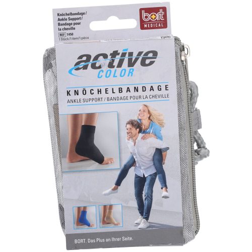bort MEDICAL, Bort ActiveColor Knöchelbandage, Grösse L, +23cm, beige (1 Stk)