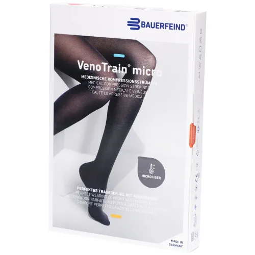VenoTrain, VenoTrain micro AD KKL2 Grösse M p/s gFs schwarz (1 Paar)