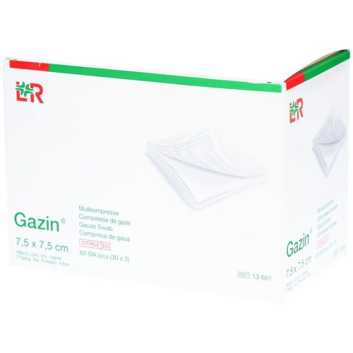 Gazin, Gazin Mullkompressen 16-lagig, 7.5x7.5cm (30x2 Stk)