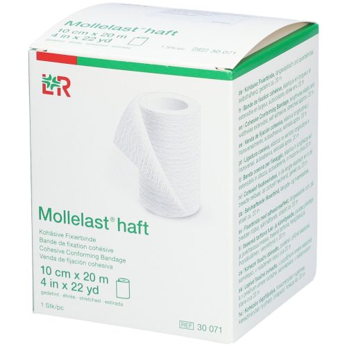 Mollelast, Mollelast haft Fixierbinde 10cmx20m weiss (1 Stk)