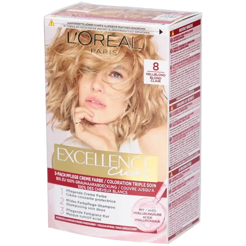 Excellence, L'Oréal Paris Excellence Creme 8 Hellblond, 1Stk