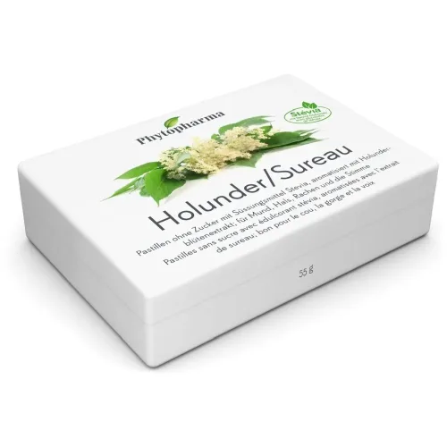 Phytopharma, Phytopharma Holunderblüten Pastillen (40 Stk)