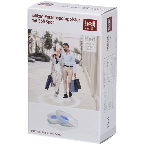 bort MEDICAL, Bort Silikon-Fersenspornpols SoftSpot, Grösse L-44 (1 Paar)
