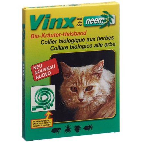 VINX, Vinx Neem Kräuter Halsband für Katzen, grün, 35cm (1 Stk)