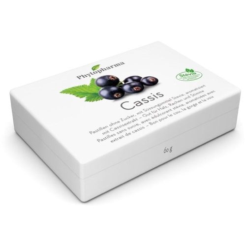 Phytopharma, Phytopharma - Cassis Pastillen, 60 g