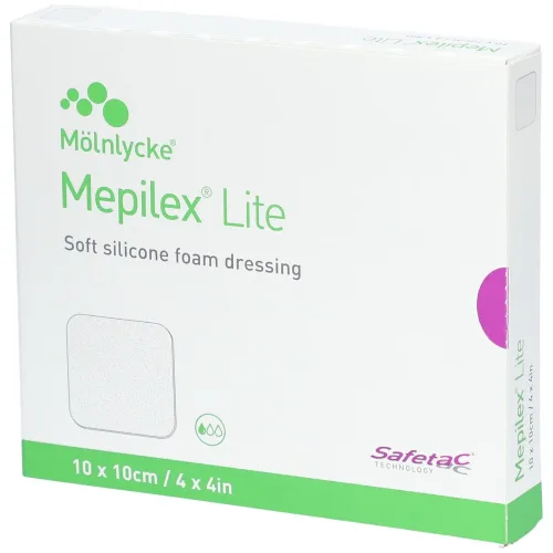 Mepilex, Mepilex Lite Safetac 10x10cm (5 Stk)