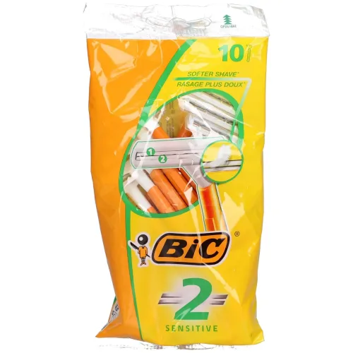 BIC, Bic 2 Sensitive Einwegrasierer 2 Klingen 10 Stück