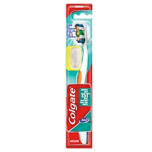 Colgate, Colgate 360° Whole Mouth Clean Mittel Zahnbürste Entfernt bis zu 151% mehr Bakterien
