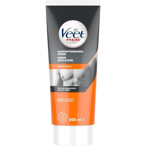 Veet, Veet Men Total Pro Haarentfernungscreme Oberkörper & Beine Tube & Spatel