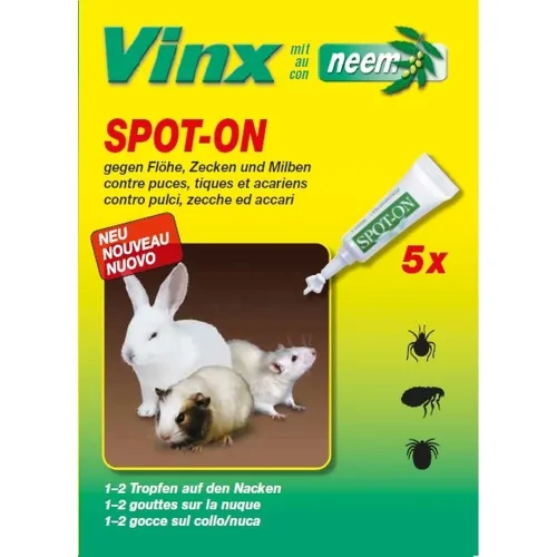 VINX, Vinx Bio Spot On Tropfen mit Neem Nager (5x1ml)