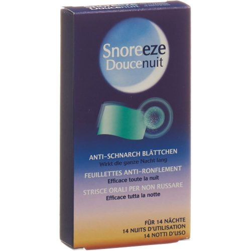 Snoreeze, Snoreeze Anti-Schnarch Blättchen (14 Stk)