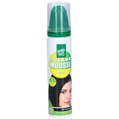 Hennaplus, Hennaplus Colour Mousse Black 1 75ml