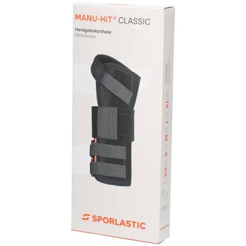 SPORLASTIC, Sporlastic Manu Hit S 18cm links schwarz