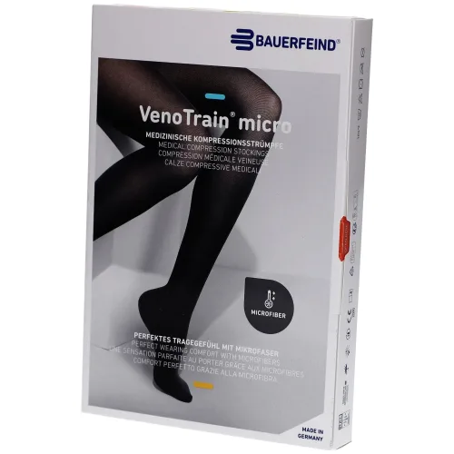VenoTrain, VenoTrain micro AD KKL2 Grösse S n/s oFs schwarz (1 Paar)