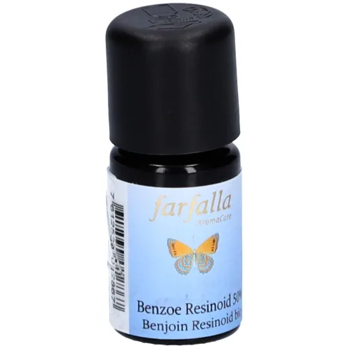 farfalla, FARFALLA Benzoe Siam Resinoid 50% &Auml;th/&Ouml;l Bio 5 ml