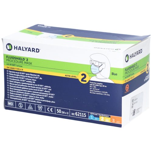 HALYARD, HALYARD Procedure Mask Protect, Typ IIR (50 Stk)