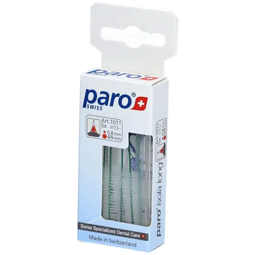 Paro, paro ISOLA LONG Zwischenraumbürstchen 4/9mm, mittel, grün, konisch (5 Stk)