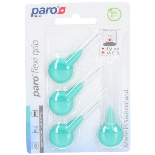 Paro, Paro Flexi Grip medium grün 5mm zylindrisch (4 Stk)