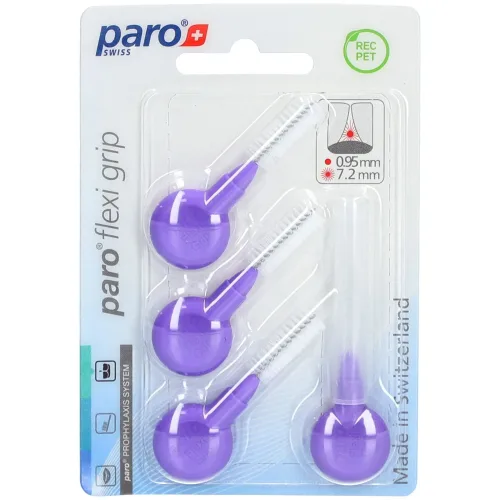 Paro, Paro Flexi Grip mittel-grob violett 8mm zylindrisch (4 Stk)