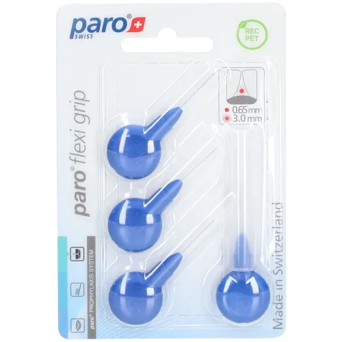 Paro, Paro Flexi Grip x-fein blau 3mm zylindrisch (4 Stk)