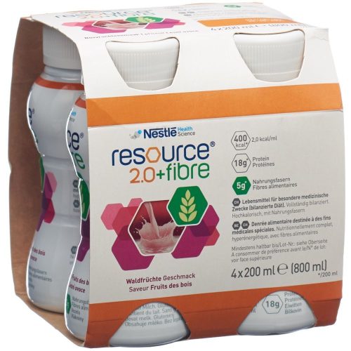 Resource, Resource 2.0 Fibre Drink Waldfrüchte (4x200ml)